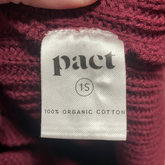 Pact Short Sleeve Cowl Neck Sweater - Picture 4 of 4